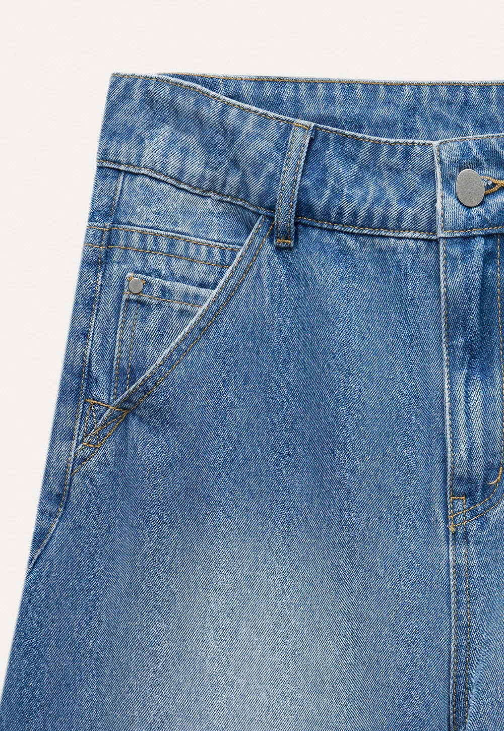 Women's High Waist Vintage Wide Leg Jeans
