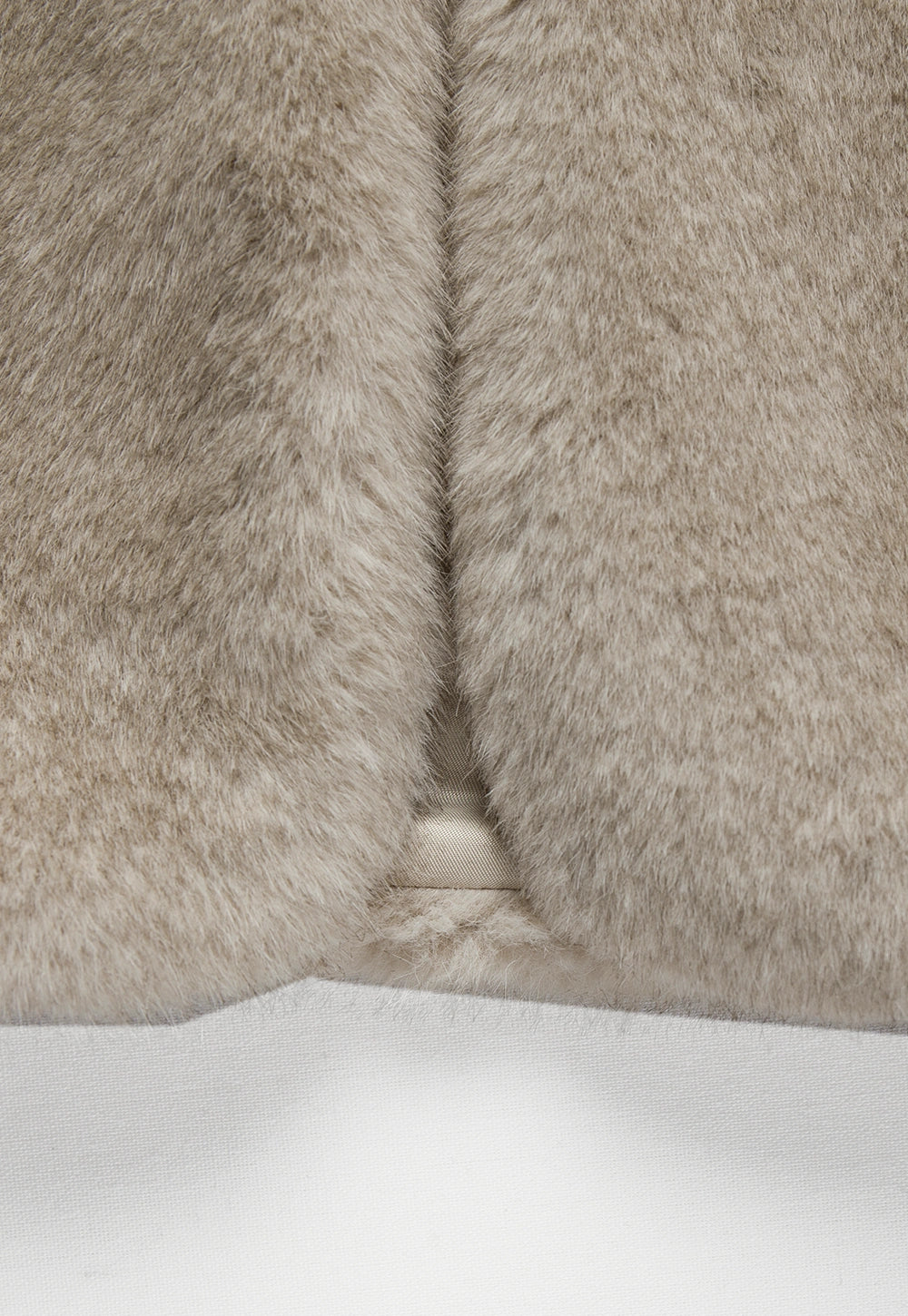 Women's Stand Collar Cropped Faux Fur Coat – EGGKA