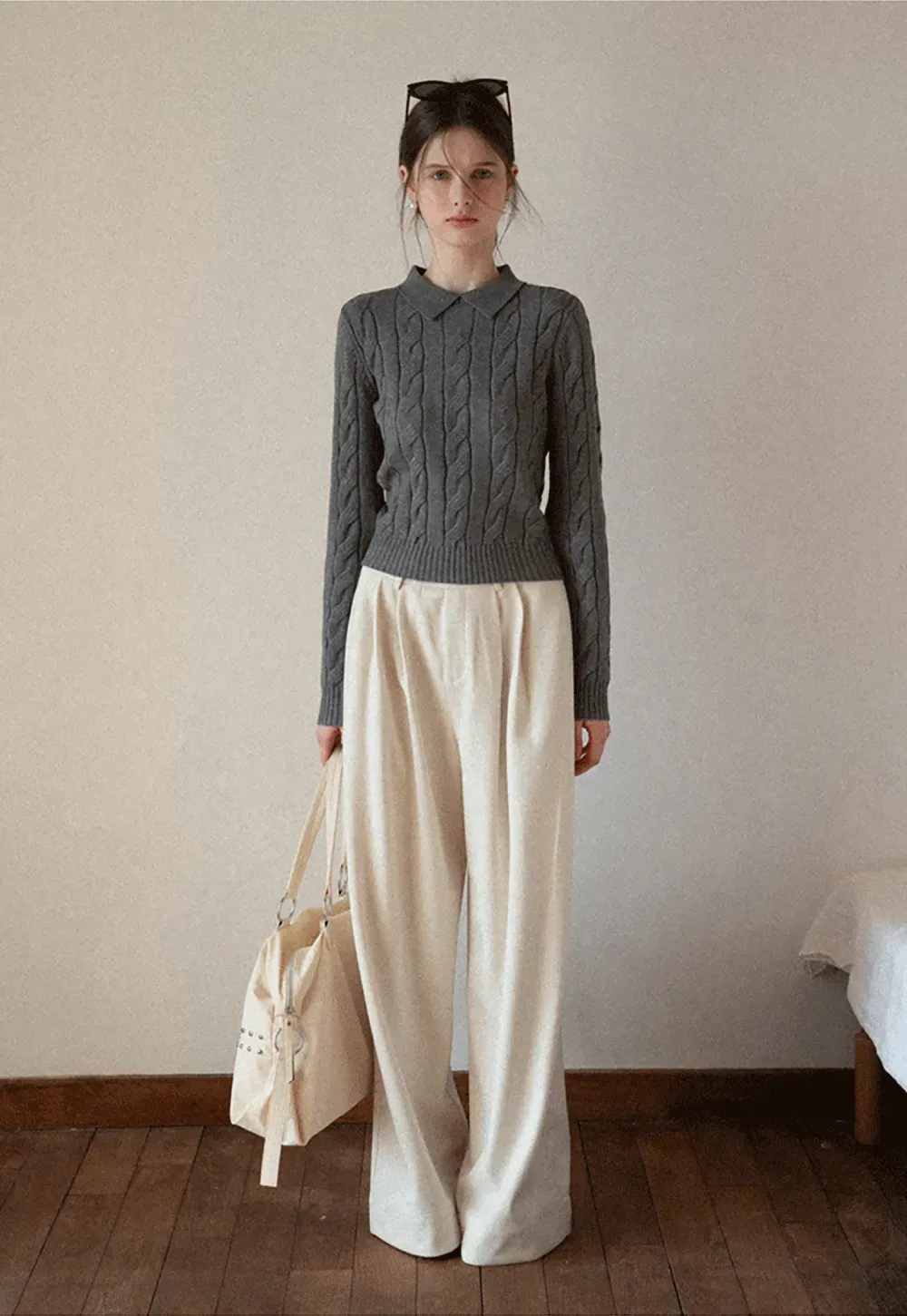 Elegant Wide Leg Trousers High Waist Design for Women