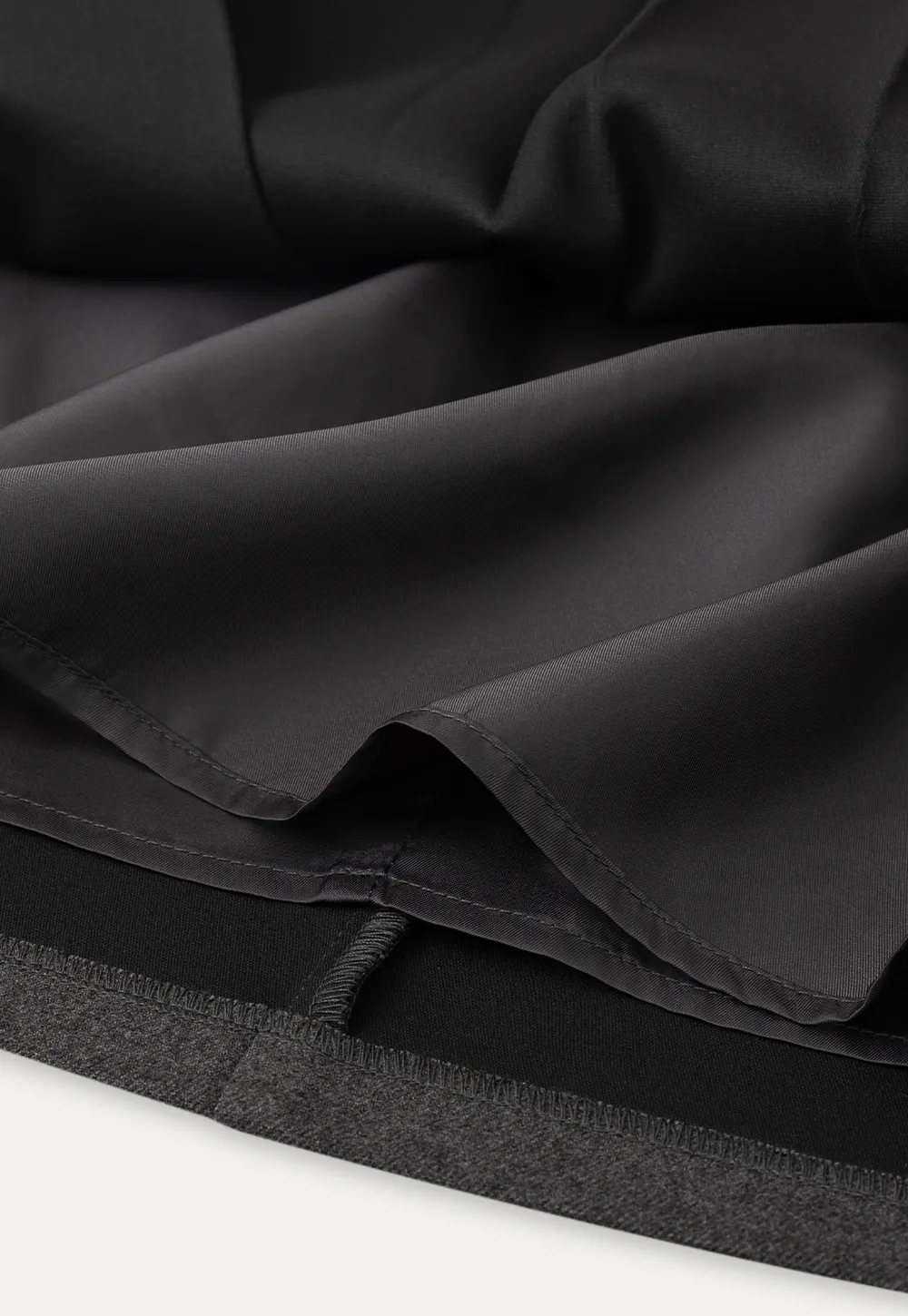 Pleated A Line Skirt with Belt Detail