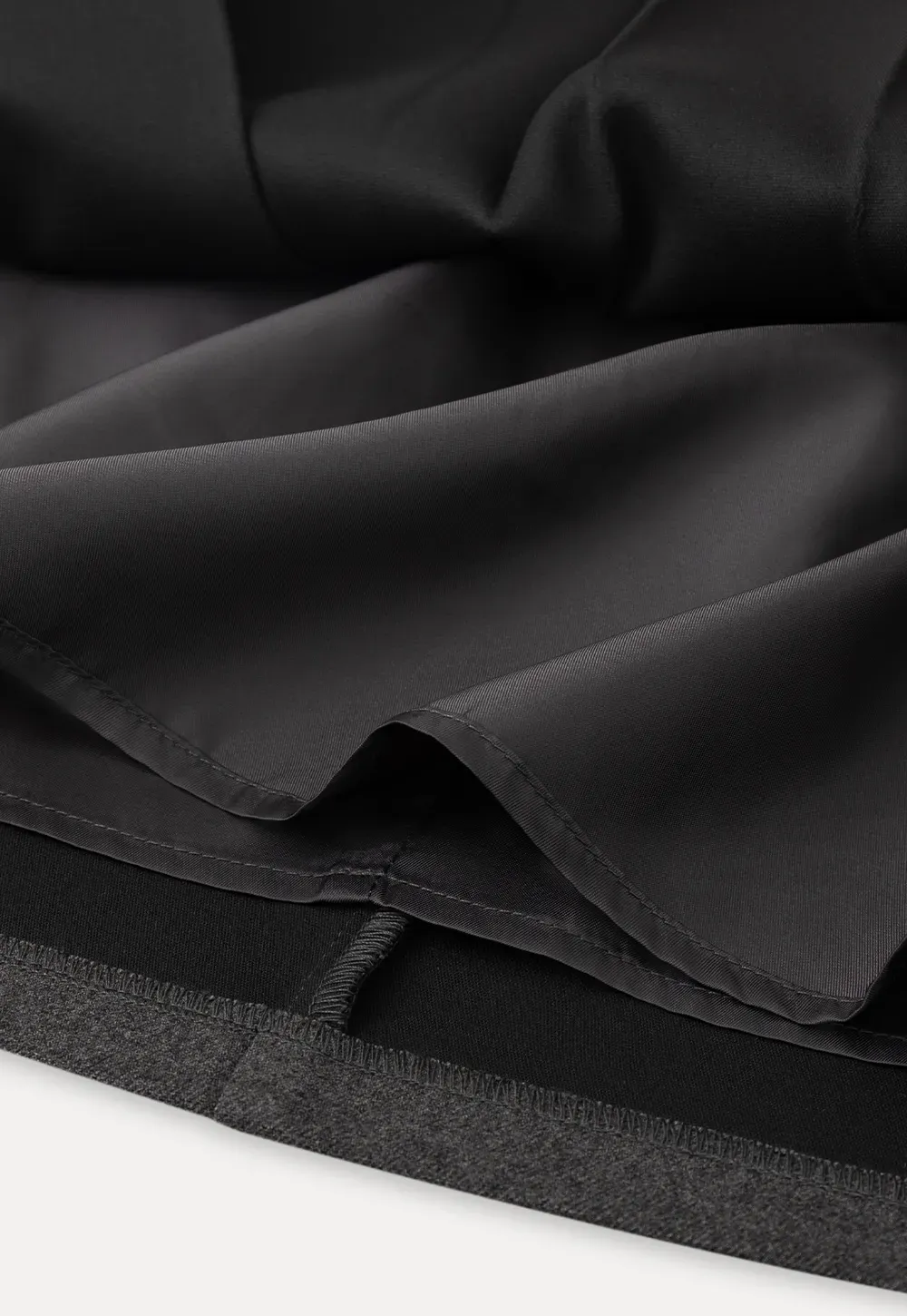 Pleated A Line Skirt with Belt Detail