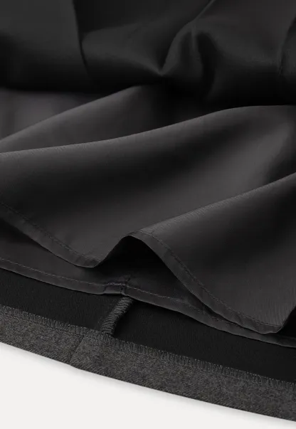 Pleated A Line Skirt with Belt Detail