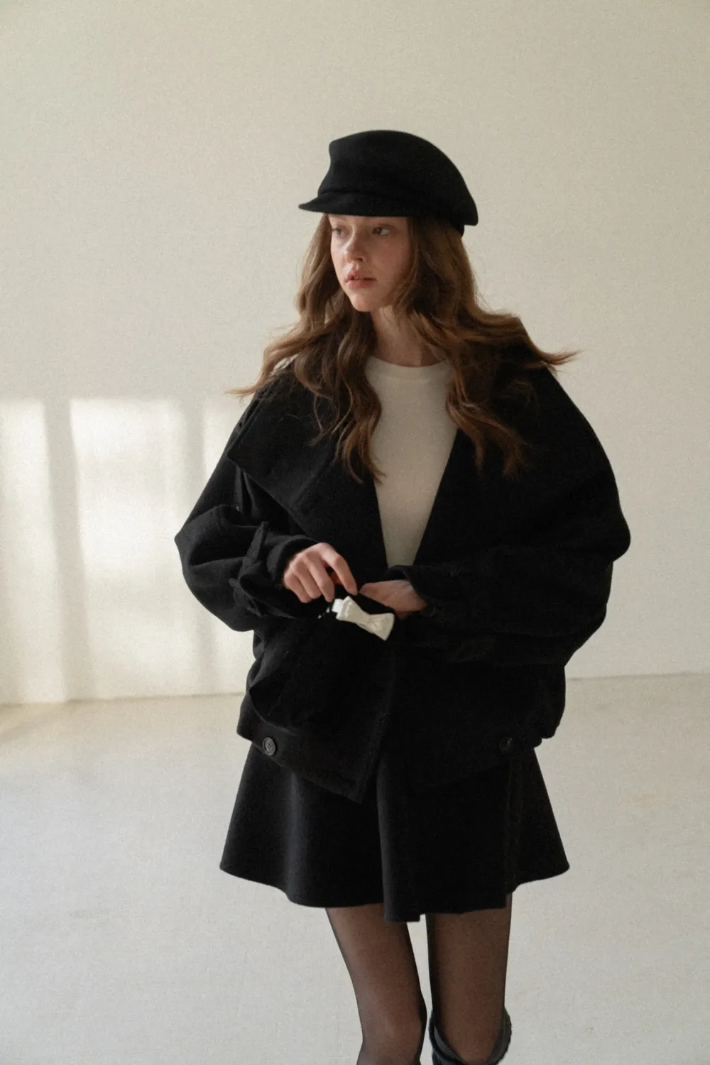 Elegant Jacket and Pleated Skirt Set