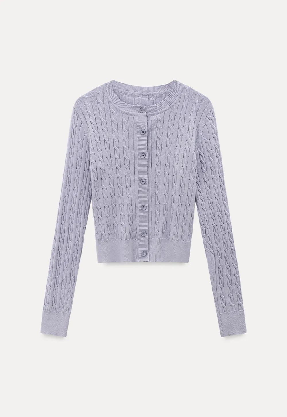 Cable Knit Long Sleeve Sweater Top