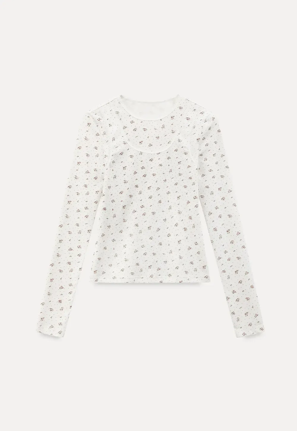 Floral Print Long Sleeve T-Shirt