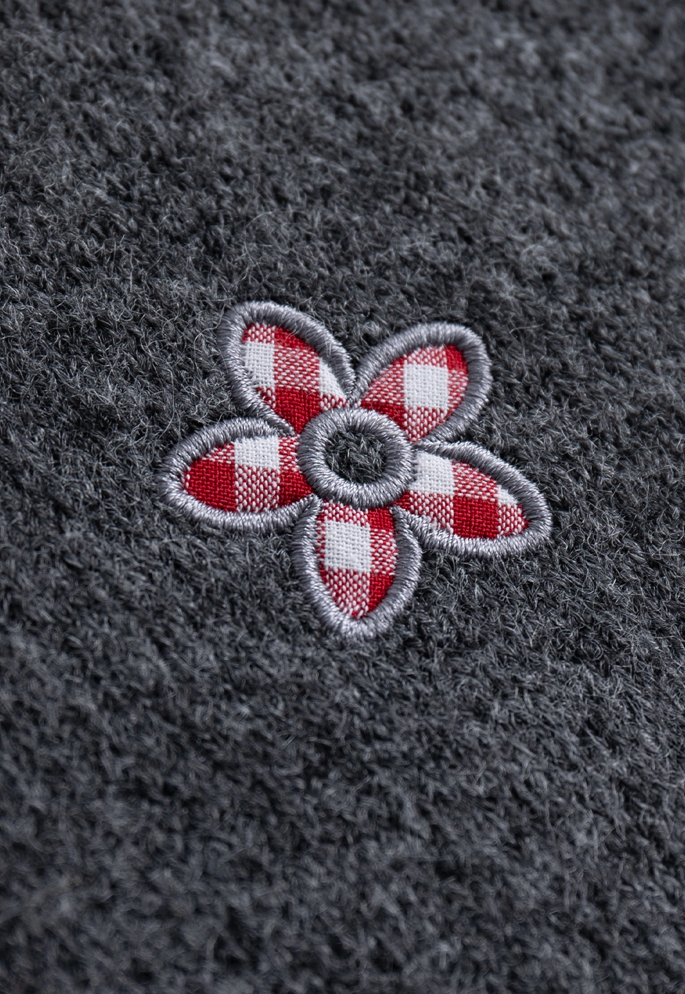 Cozy Knit Button Down Cardigan with Floral Detail