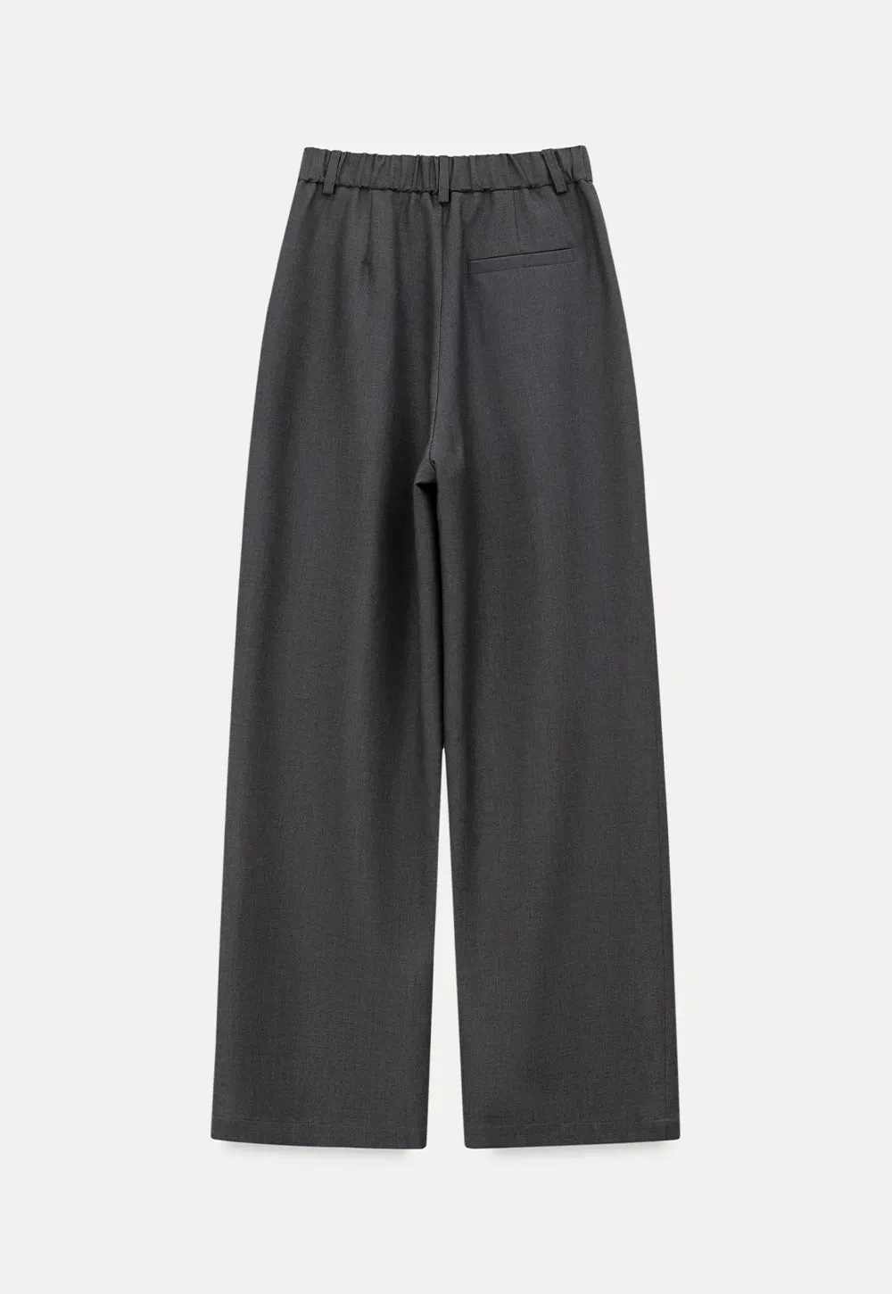 Wide Leg Pleated Casual Pants