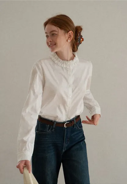 Wide Leg Denim Jeans with Belt Loop