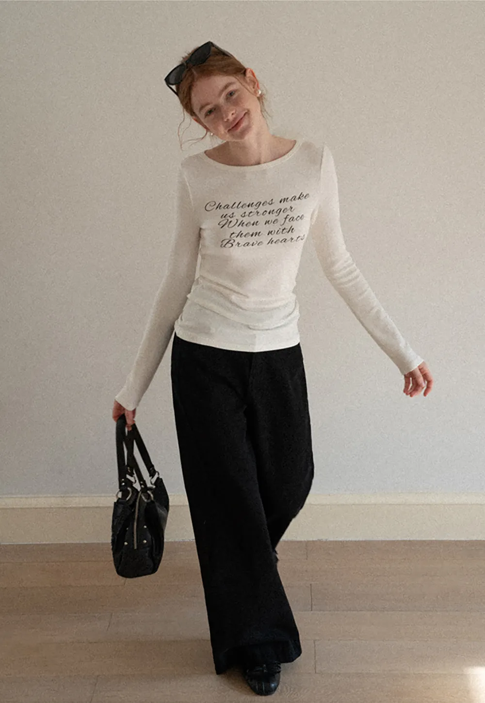 Wide Leg Denim Jeans with Belt Loop