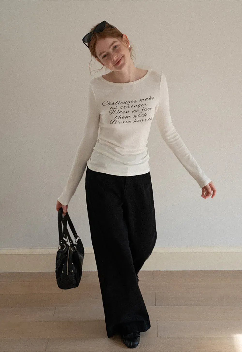 Wide Leg Denim Jeans with Belt Loop