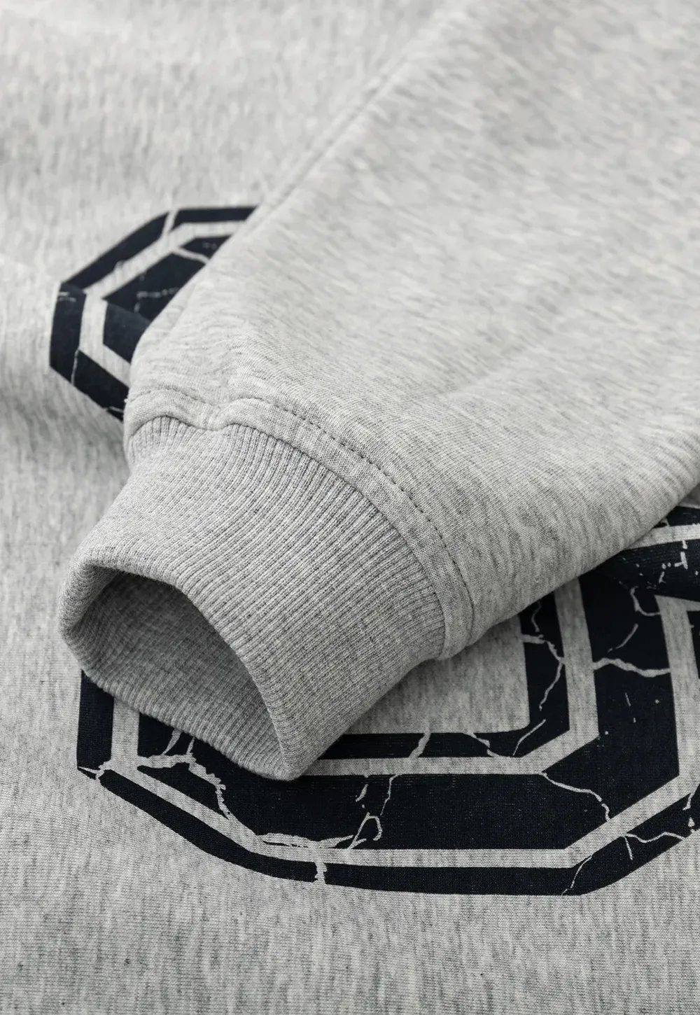 Off Shoulder Sweatshirt with Number Print