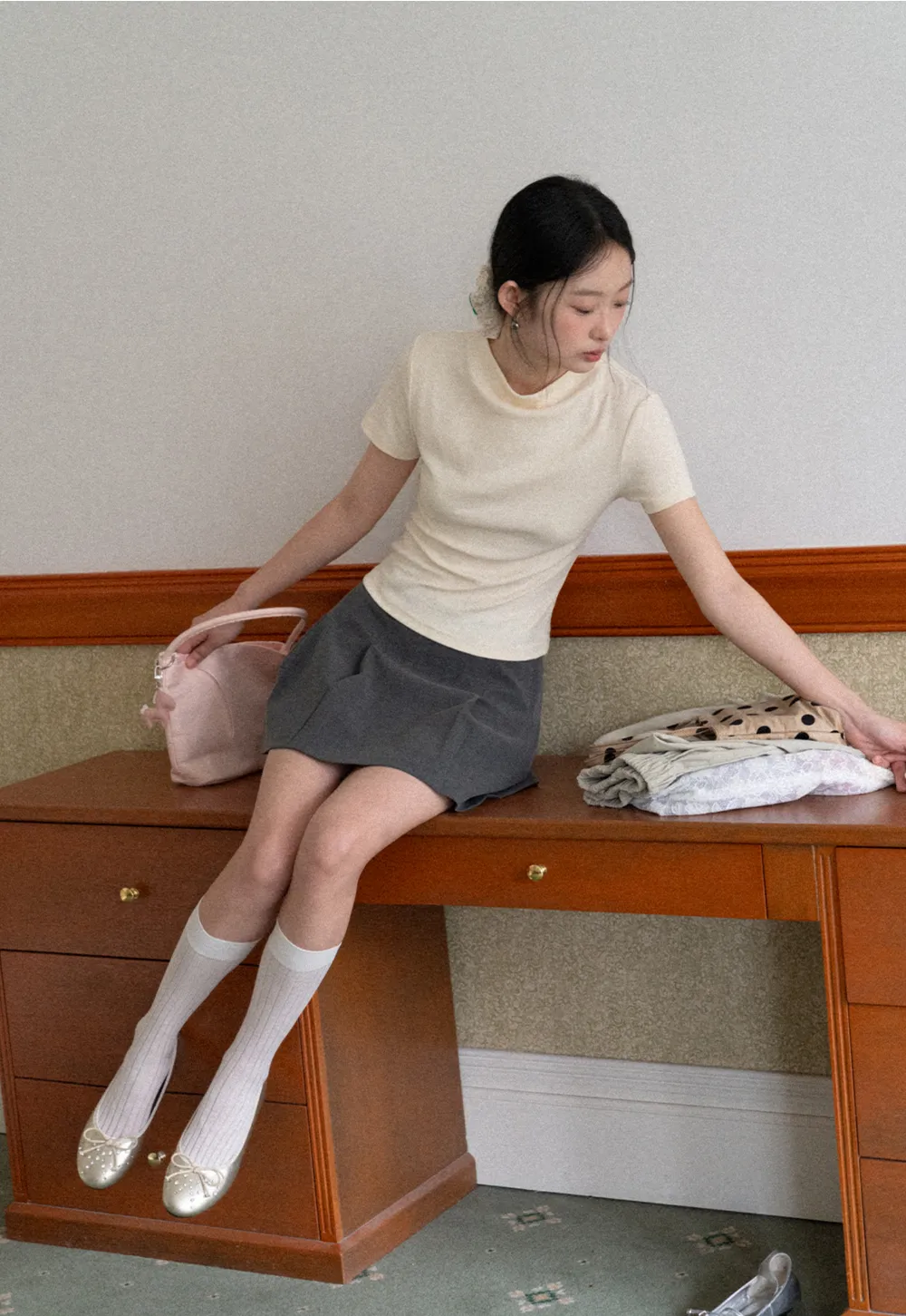 Short Sleeve Crew Neck T Shirt