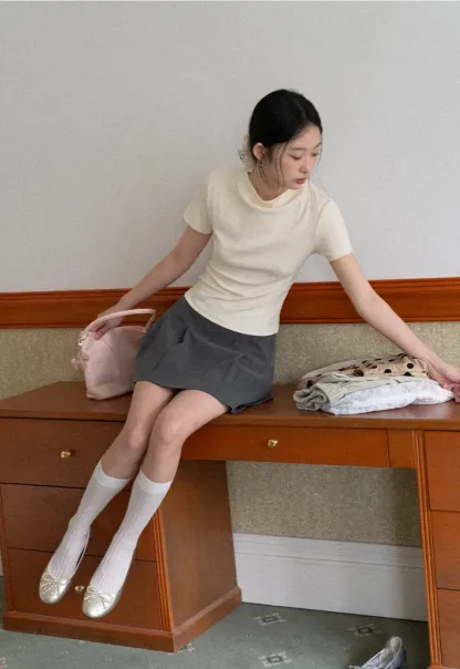 Short Sleeve Crew Neck T Shirt