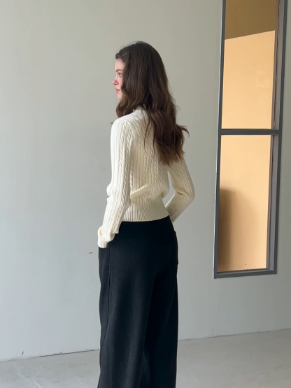 Women Fleece-Lined Slimming Casual Pants