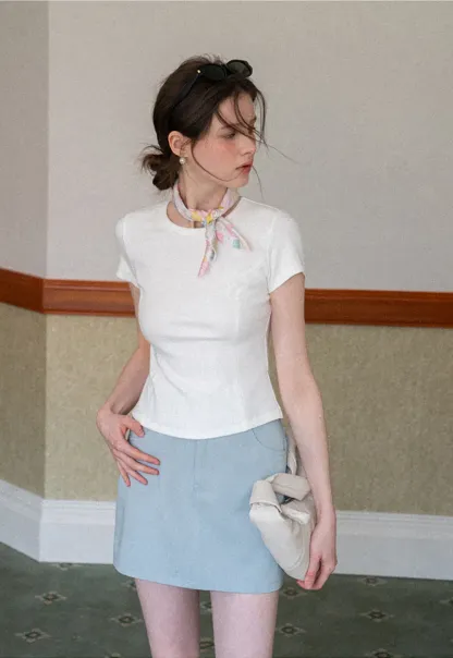 Short Sleeve Crew Neck T Shirt