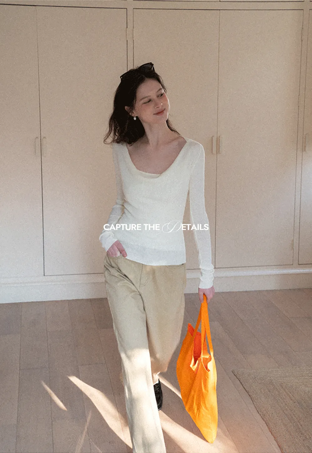 Woolen knit sweater and tank top