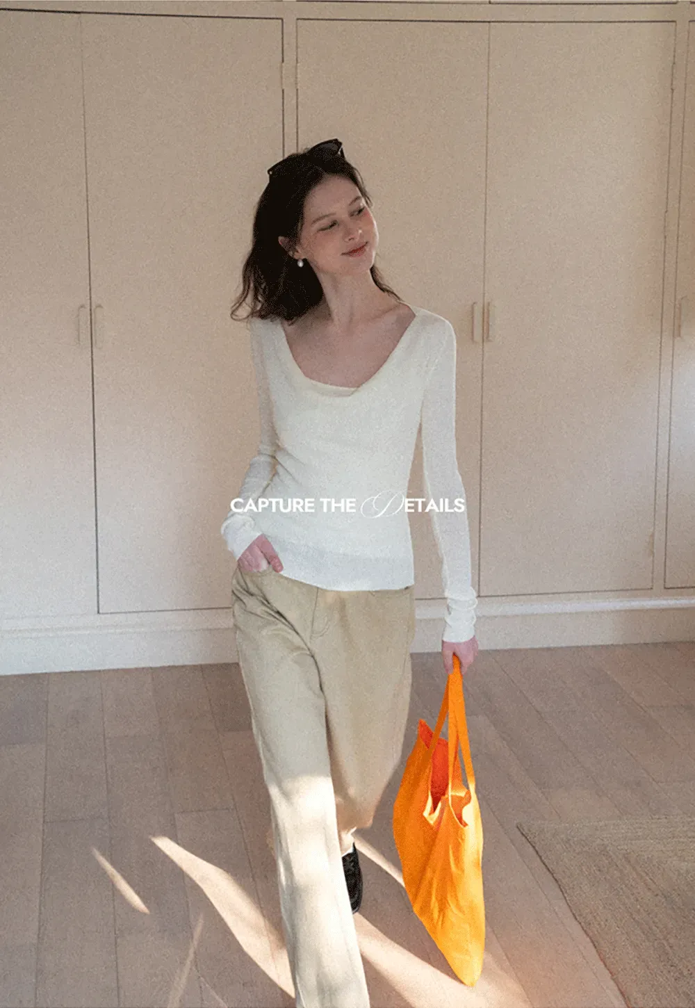 Woolen knit sweater and tank top