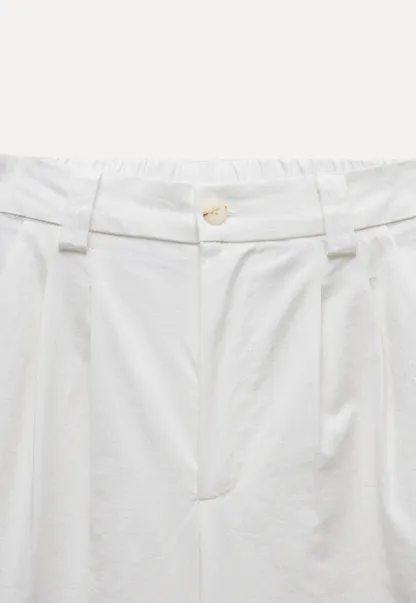 Wide Leg Lace Trim Pants