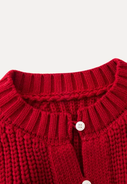 Classic Button Cardigan Women Soft Knitwear