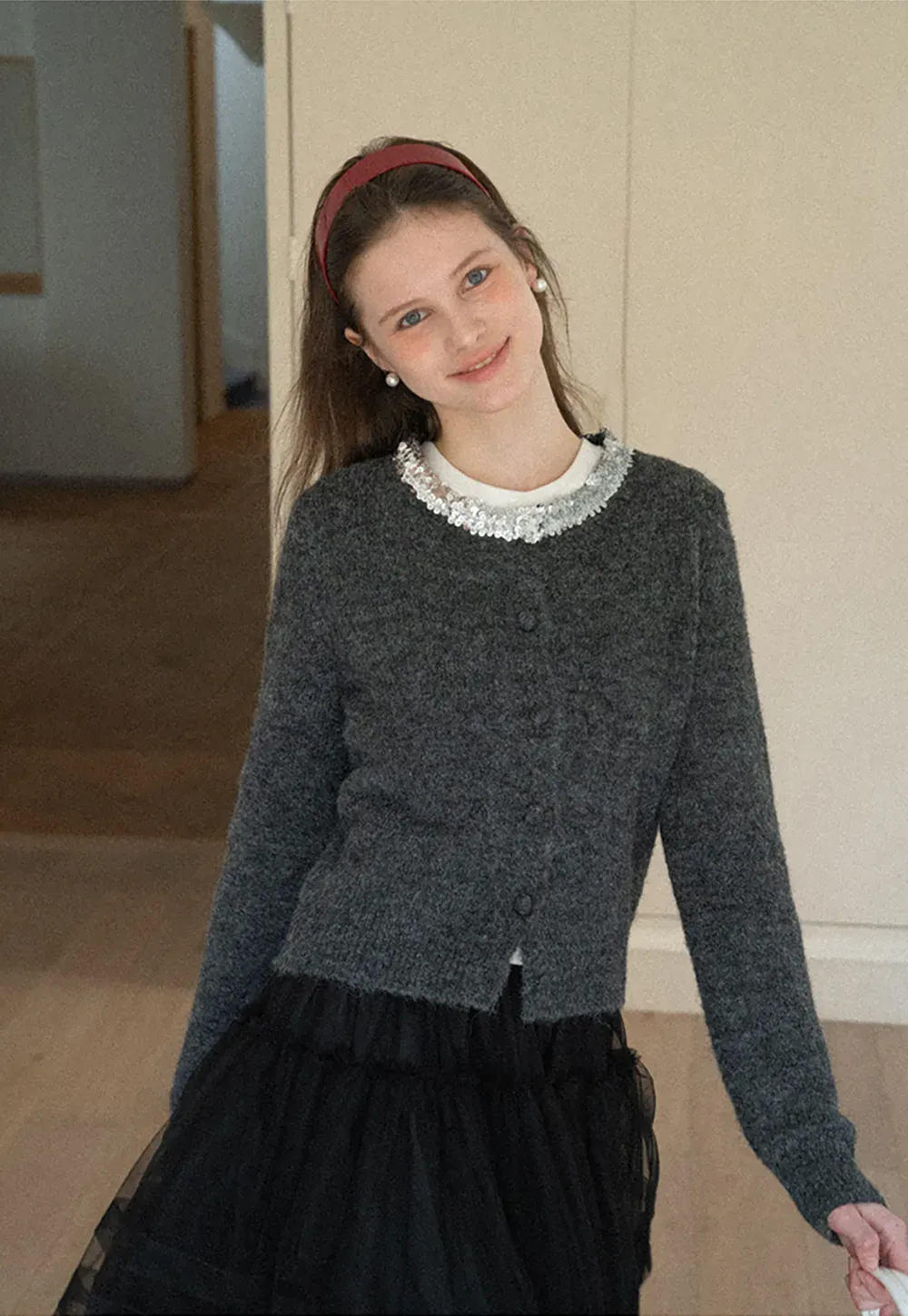 fluffy layered tulle skirt with elastic waistband