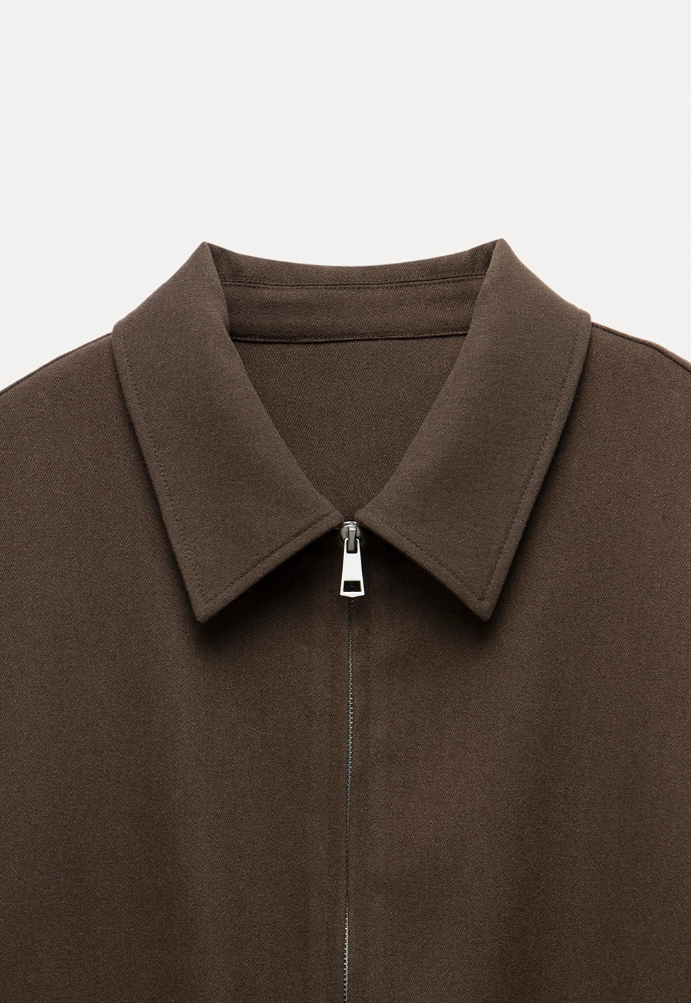 Women Zip Up Short Jacket Casual Long Sleeve Coat