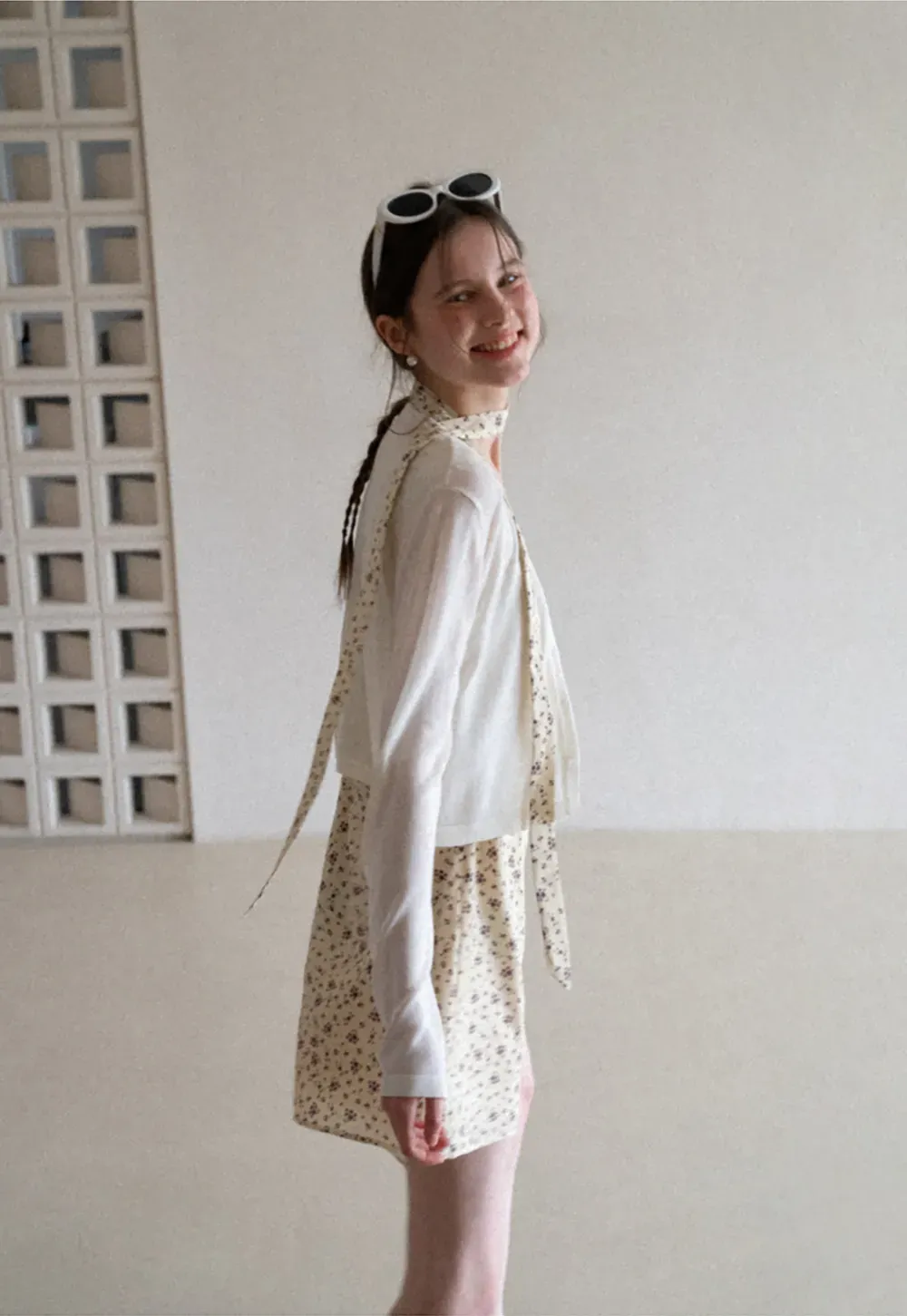 Lightweight Long Sleeve Cropped Knit Top