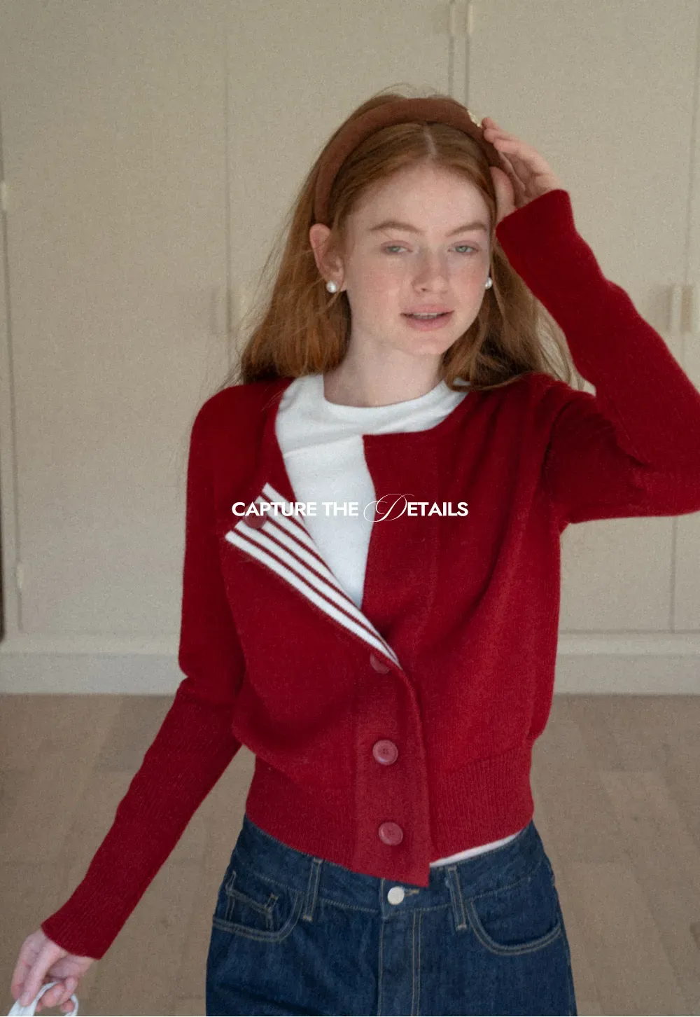 Elegant Basic Knit Sweater with Ribbed Hem and Sleeves