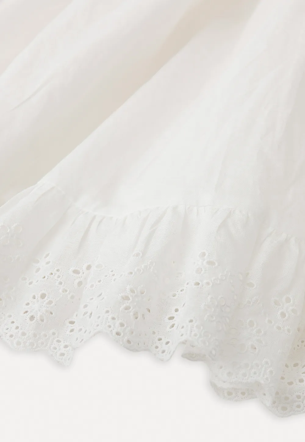Elegant Flared Skirt with Lace Trim