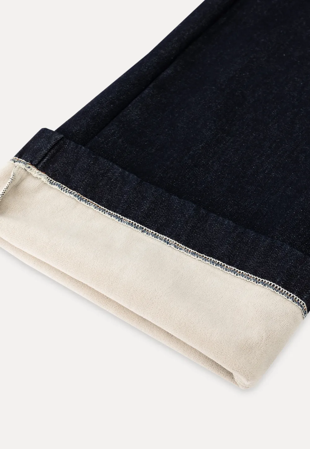 Dark Denim Wide-Leg Pants