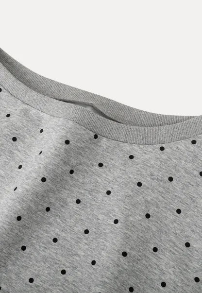 asymmetric sleeve casual sweater top