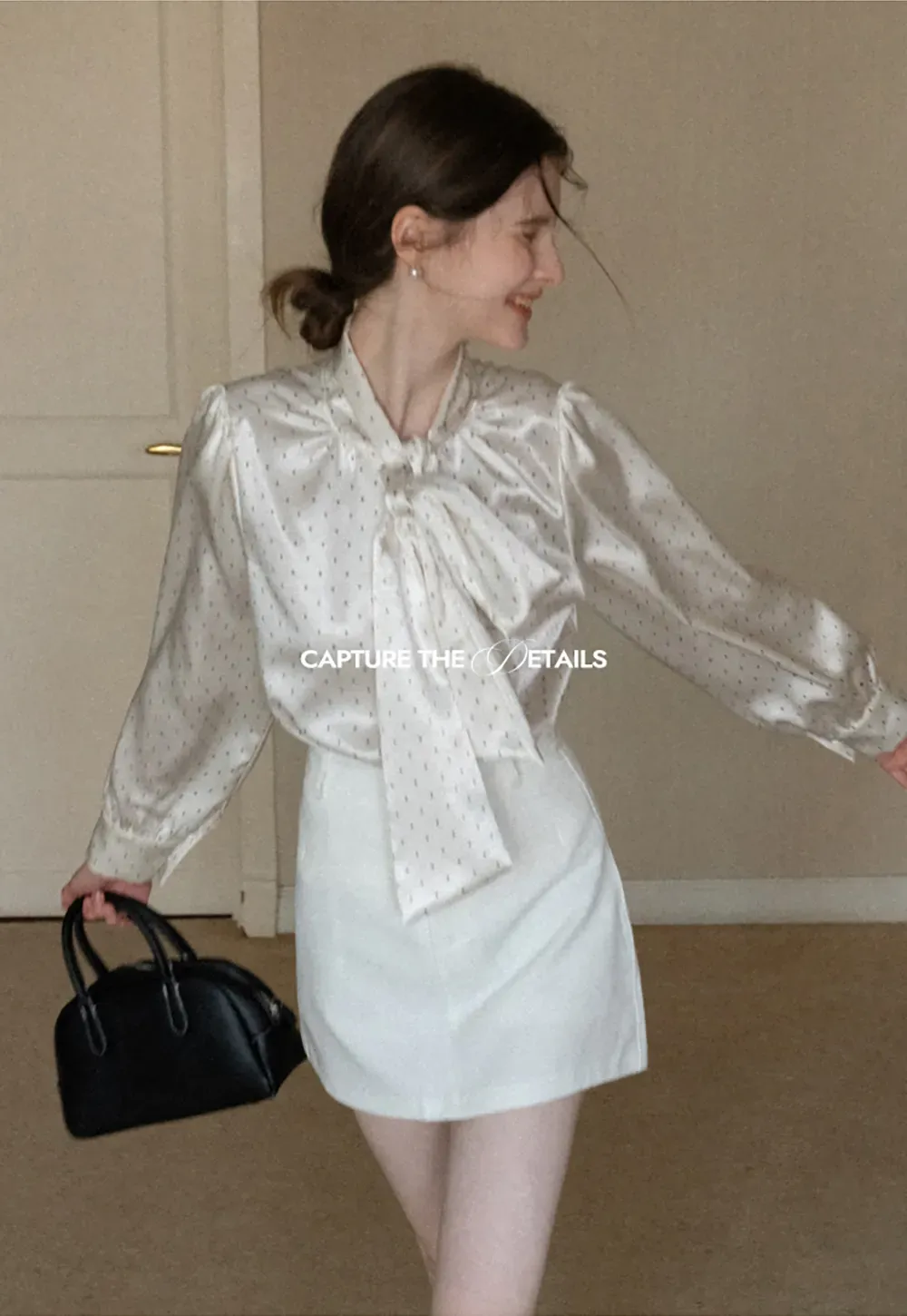 Elegant Mini Skirt with High Waist Design