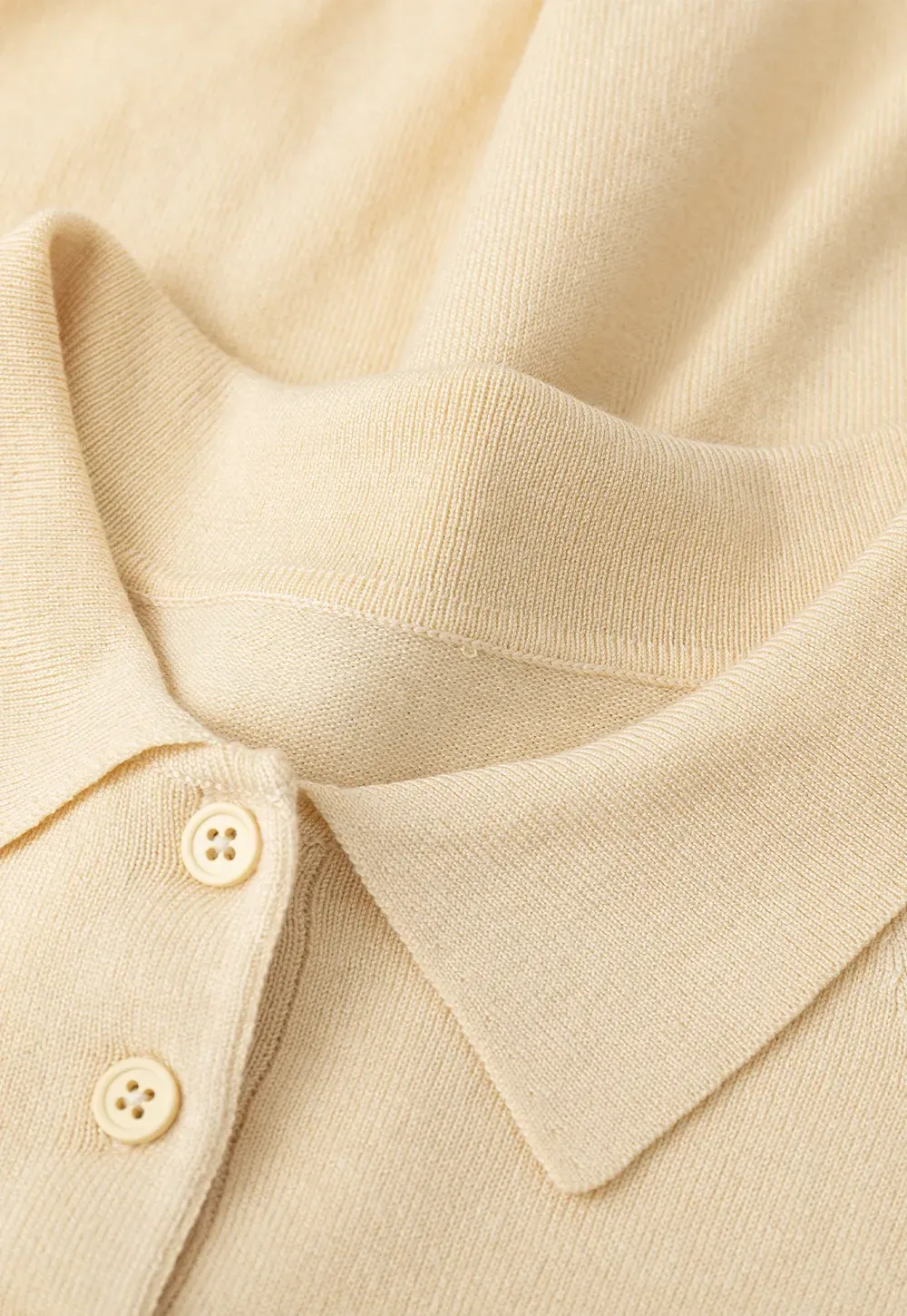 Short Sleeve Knit Polo Shirt