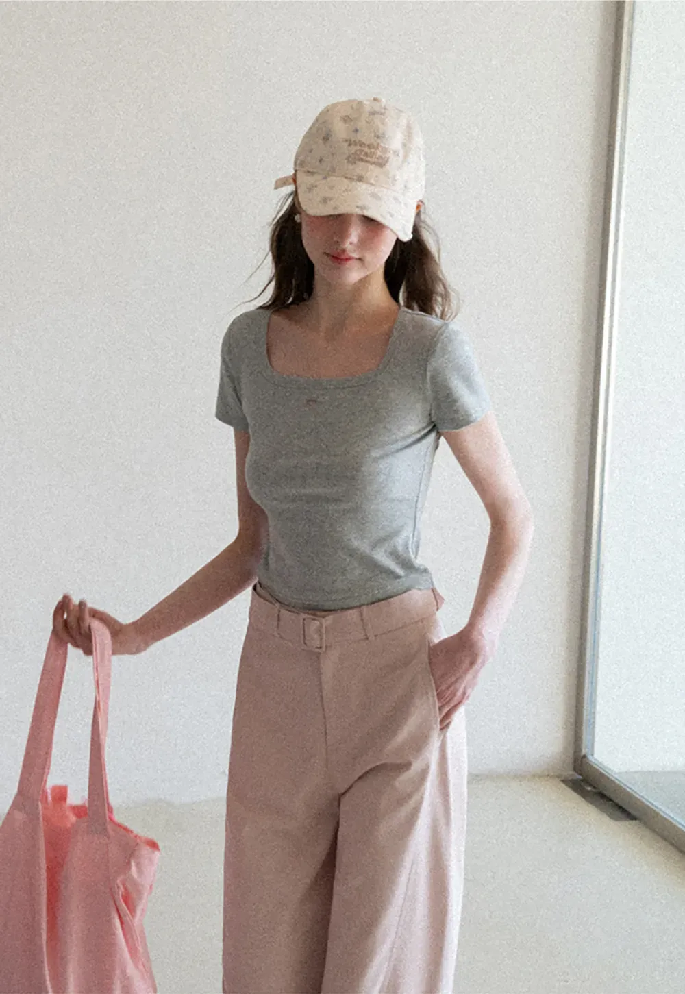 Wide Leg Casual Pants with Belted Waist