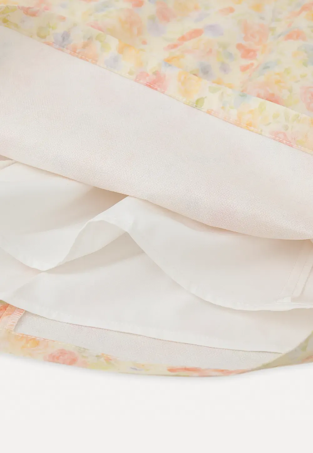 Floral Print Mini Skirt with Fitted Waist