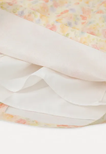 Floral Print Mini Skirt with Fitted Waist