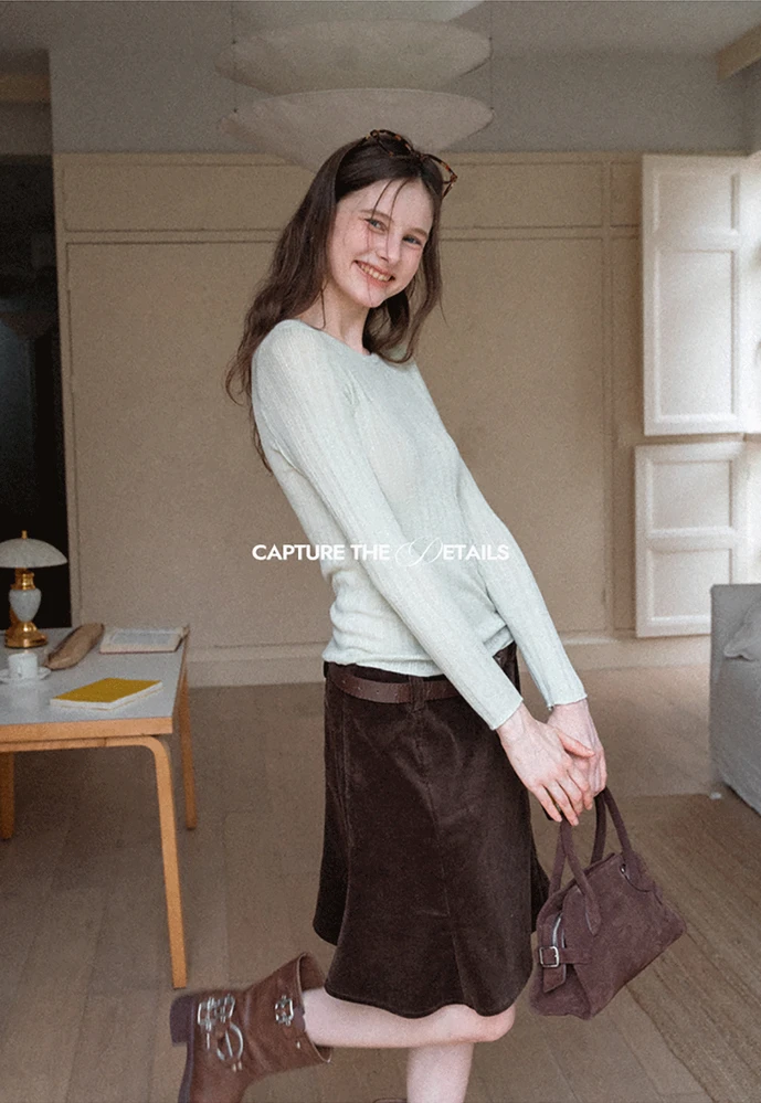 Ribbed Long-Sleeve Tee