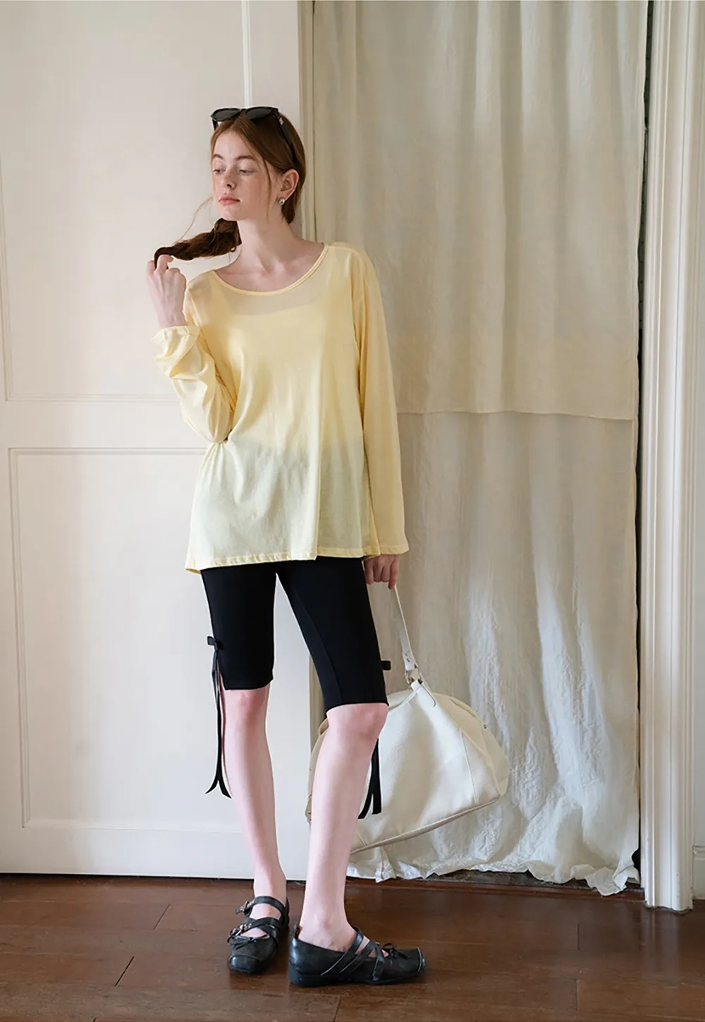 Women's Backless Long Sleeve T-Shirt