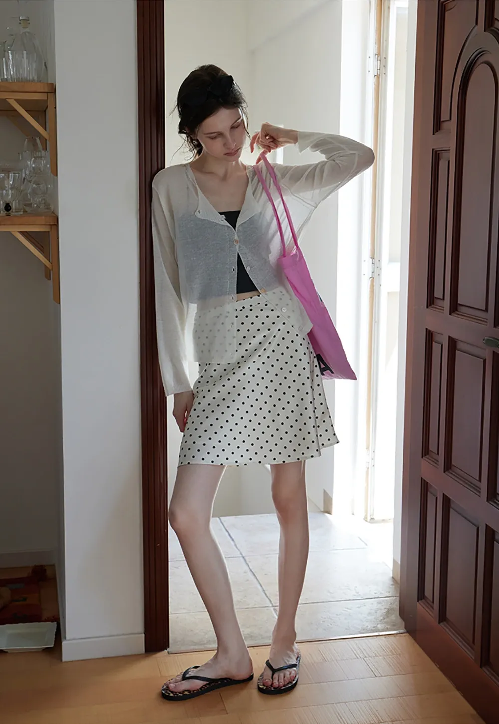 Women’s Lightweight Knit Button Down Cardigan Long Sleeve