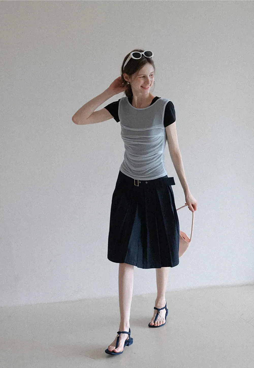 Stretch Ruched Tank Top