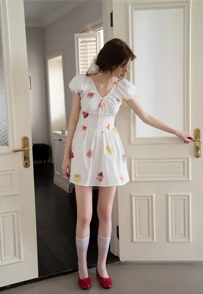 Romantic Floral Mini Dress