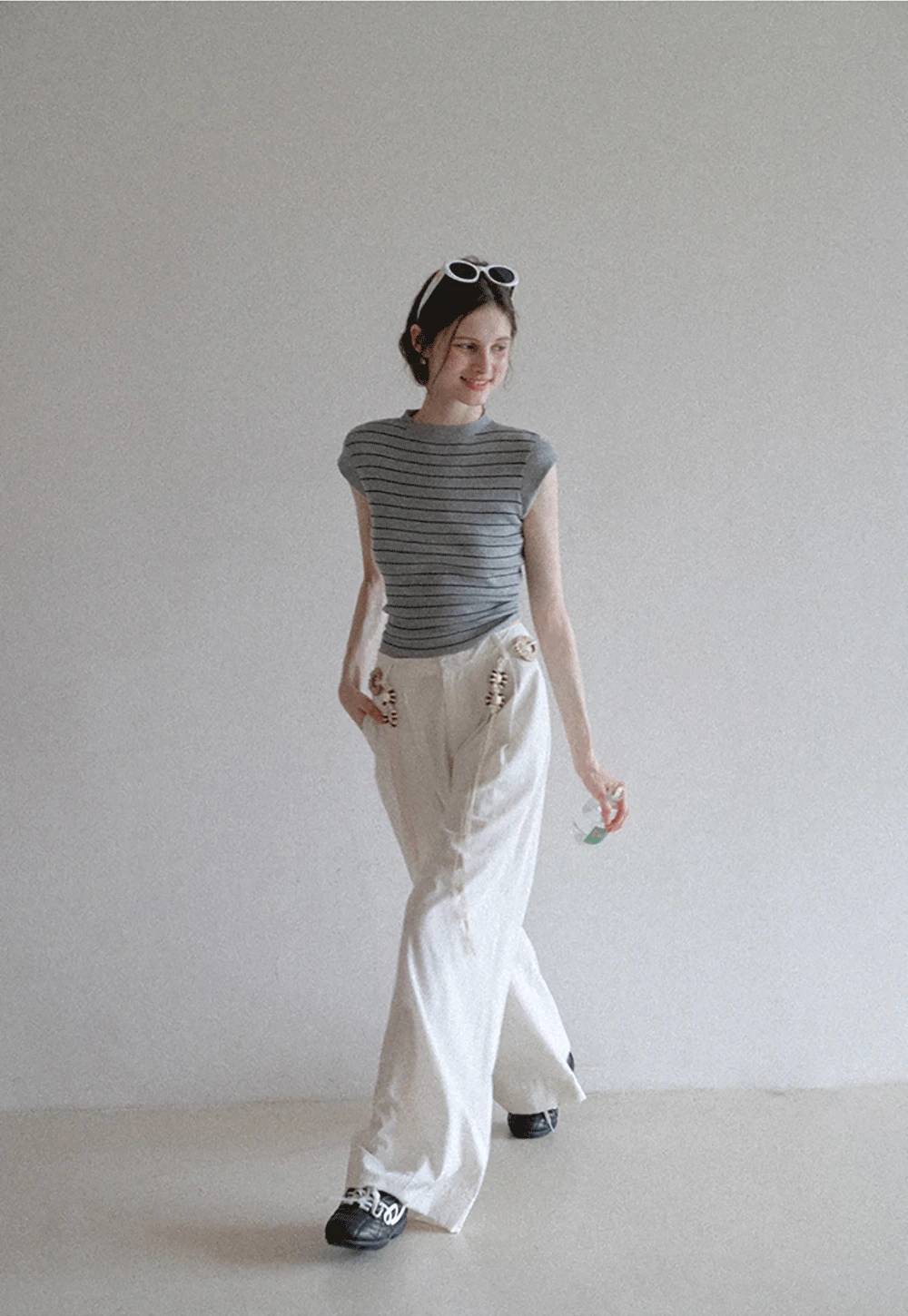 Boho Shell Tassel Wide Leg Pants