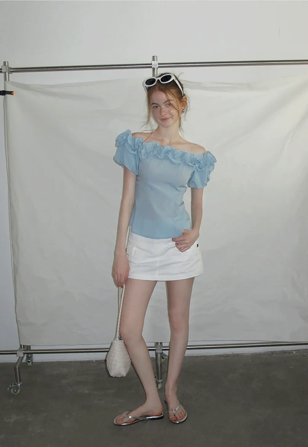 Women’s Off Shoulder Ruffle Blouse