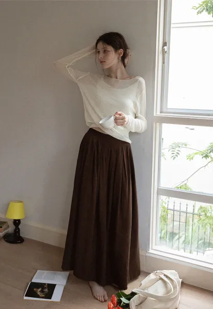 Women’s High Waist Pleated Wide Leg Pants