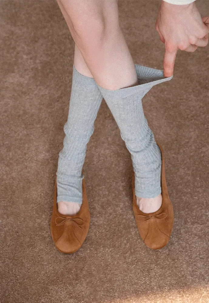 Ribbed Slouch Socks