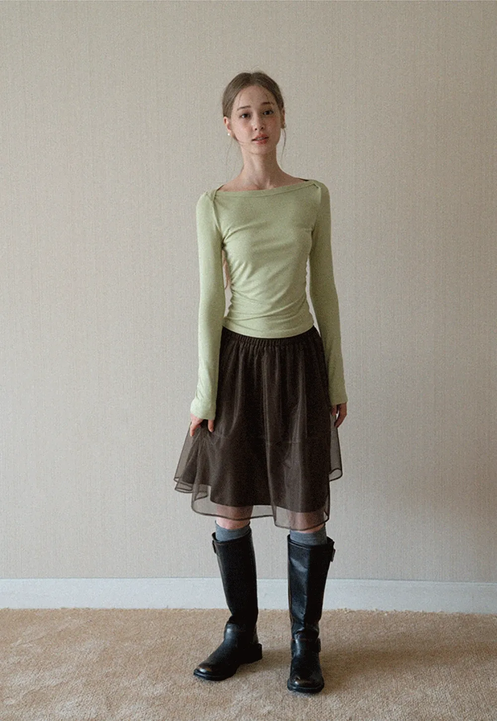 Frensh Style Tulle Skirt