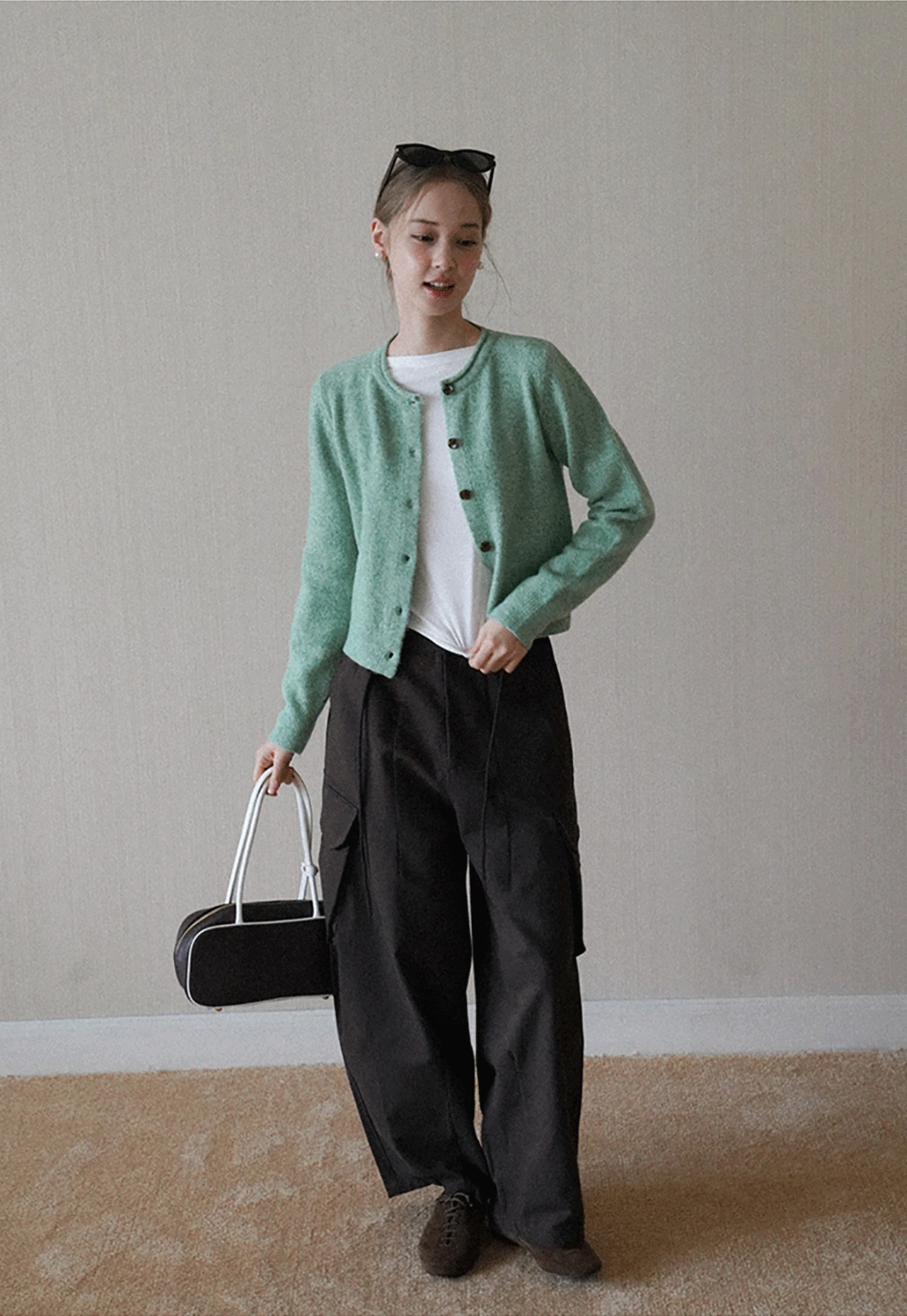 Knit Button Down Cardigan