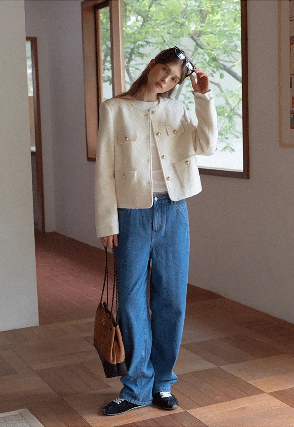 Womens Tweed Short Jacket