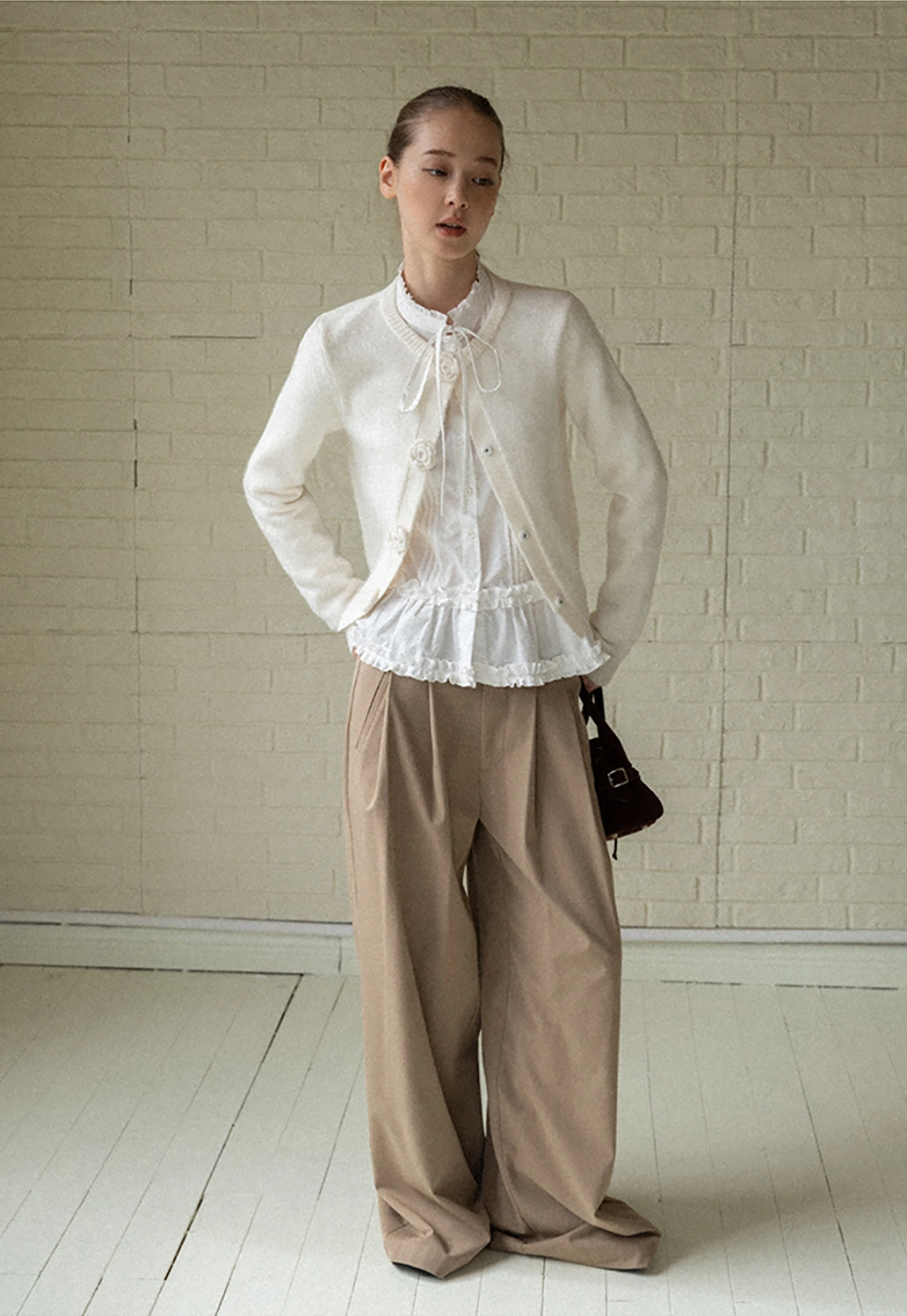 Women Cable Knit Cardigan