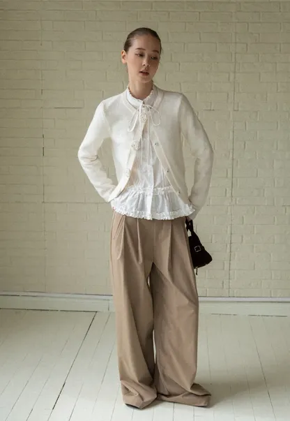 Women Cable Knit Cardigan