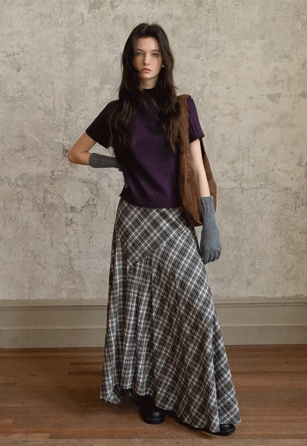 Olive Short Sleeve Mock Neck Knit Top